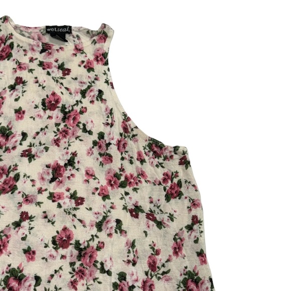 Wet Seal size small sleeveless tank top. White with florals in great condition! - Picture 7 of 8